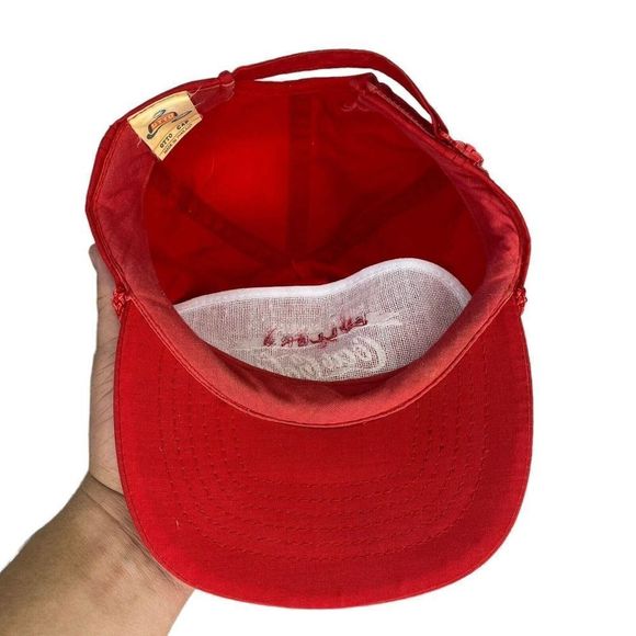 Vintage Coca Cola Hat Coke Fullers 9th Annual Golf Tournament Red OTTO Zipper - Picture 5 of 6